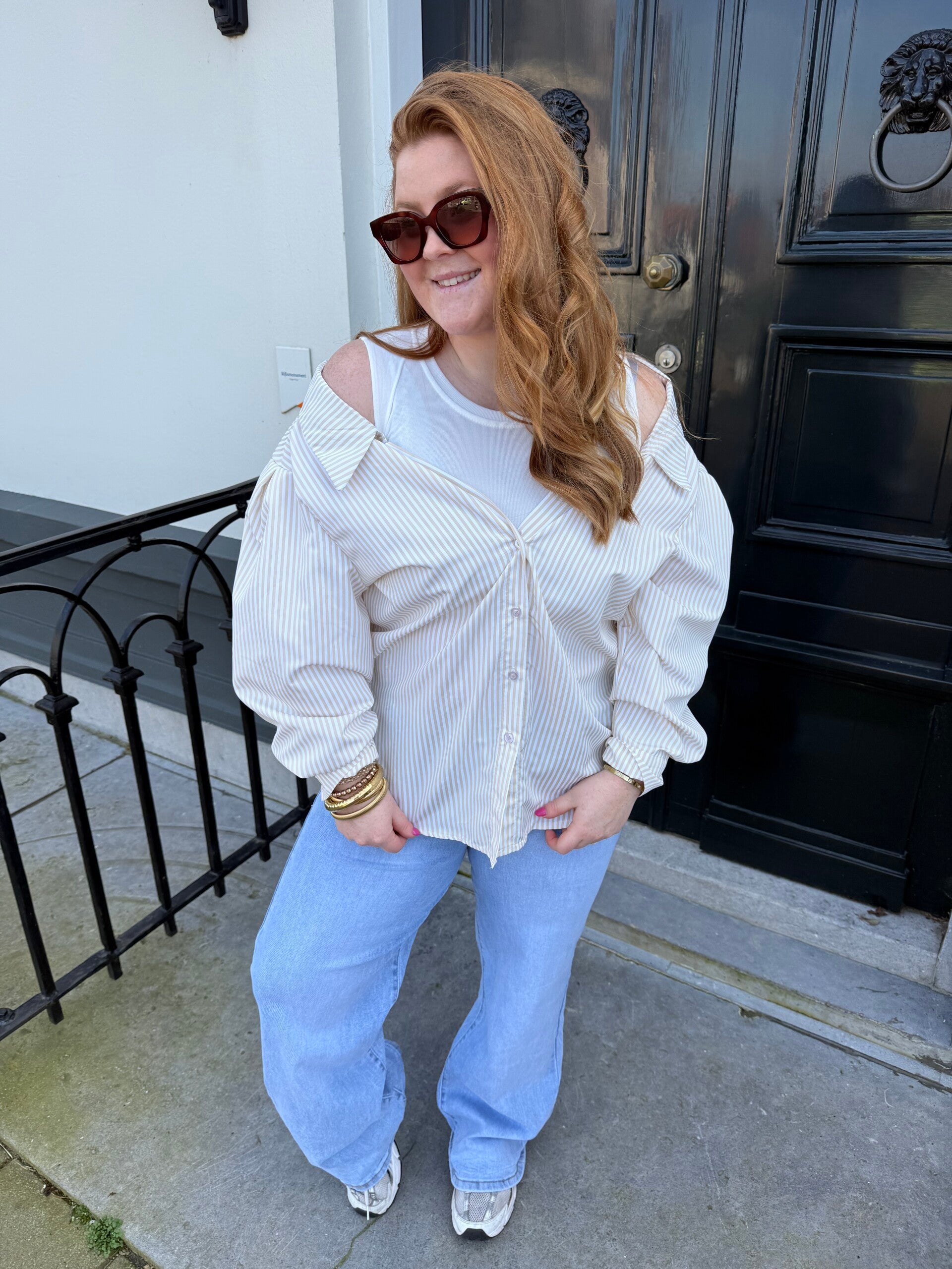 Blouse top - Geel