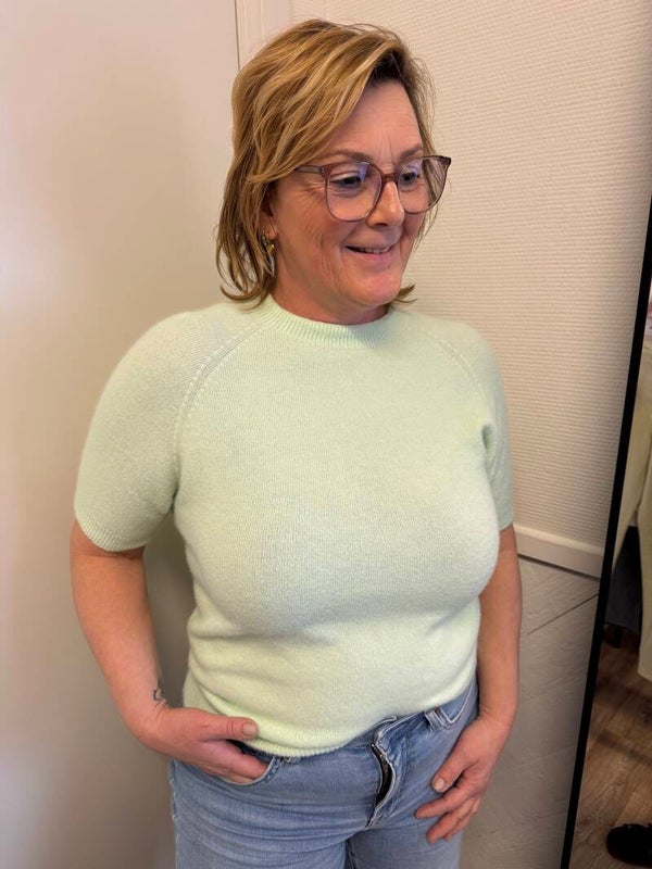 Alpaca truitje - Mint groen
