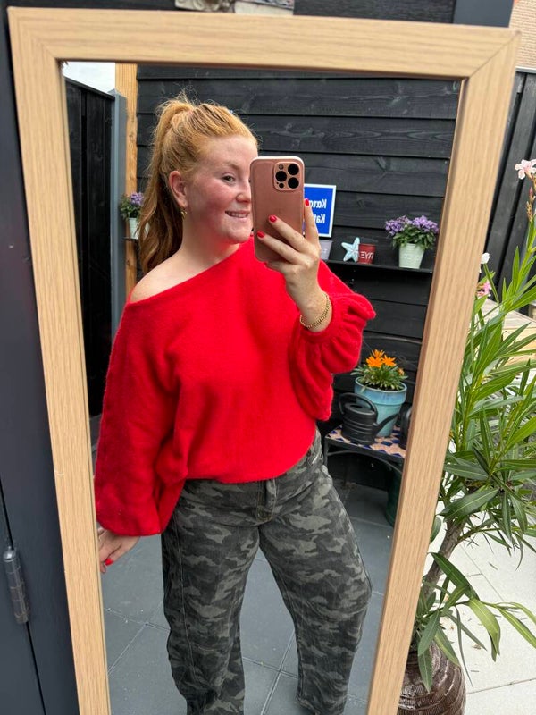 Sophia knit - Lipstick Red