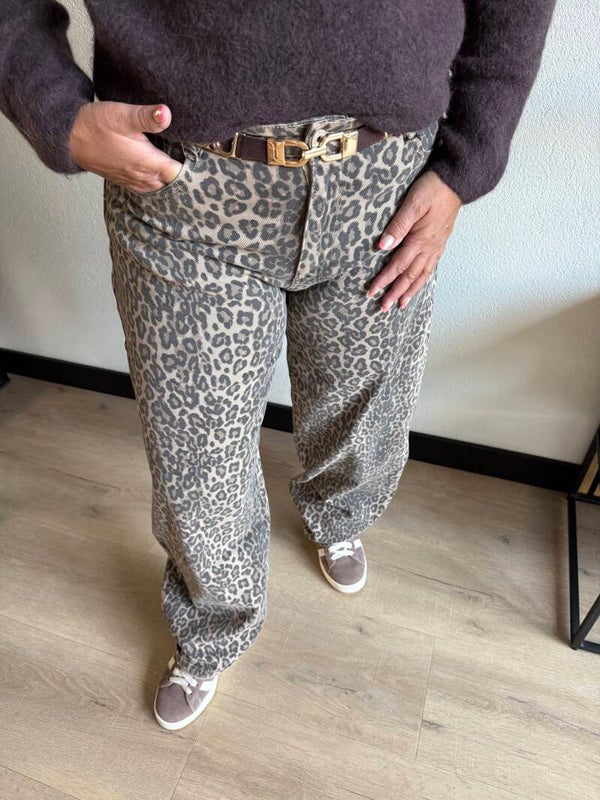 Stretch riem - bruin