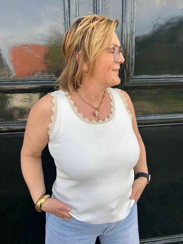 Hempje Schelp - Beige Goud
