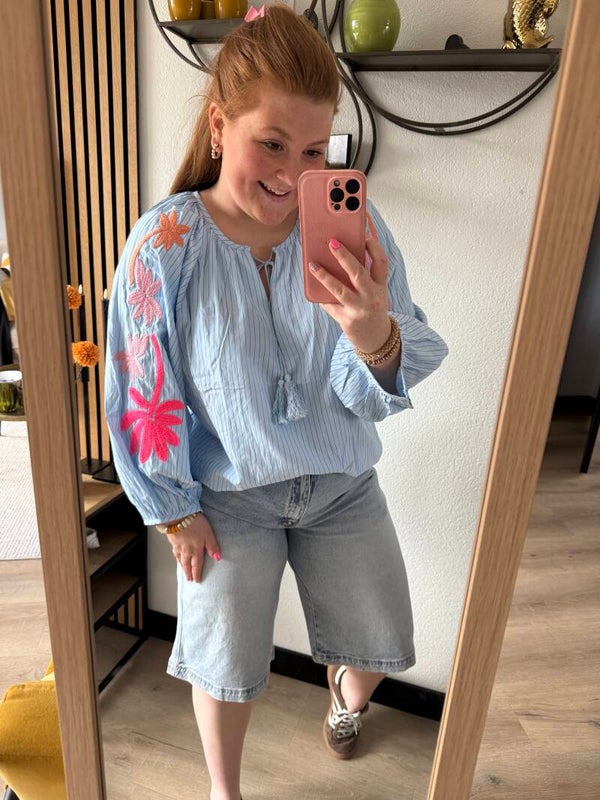 Palmy blouse - Blauw