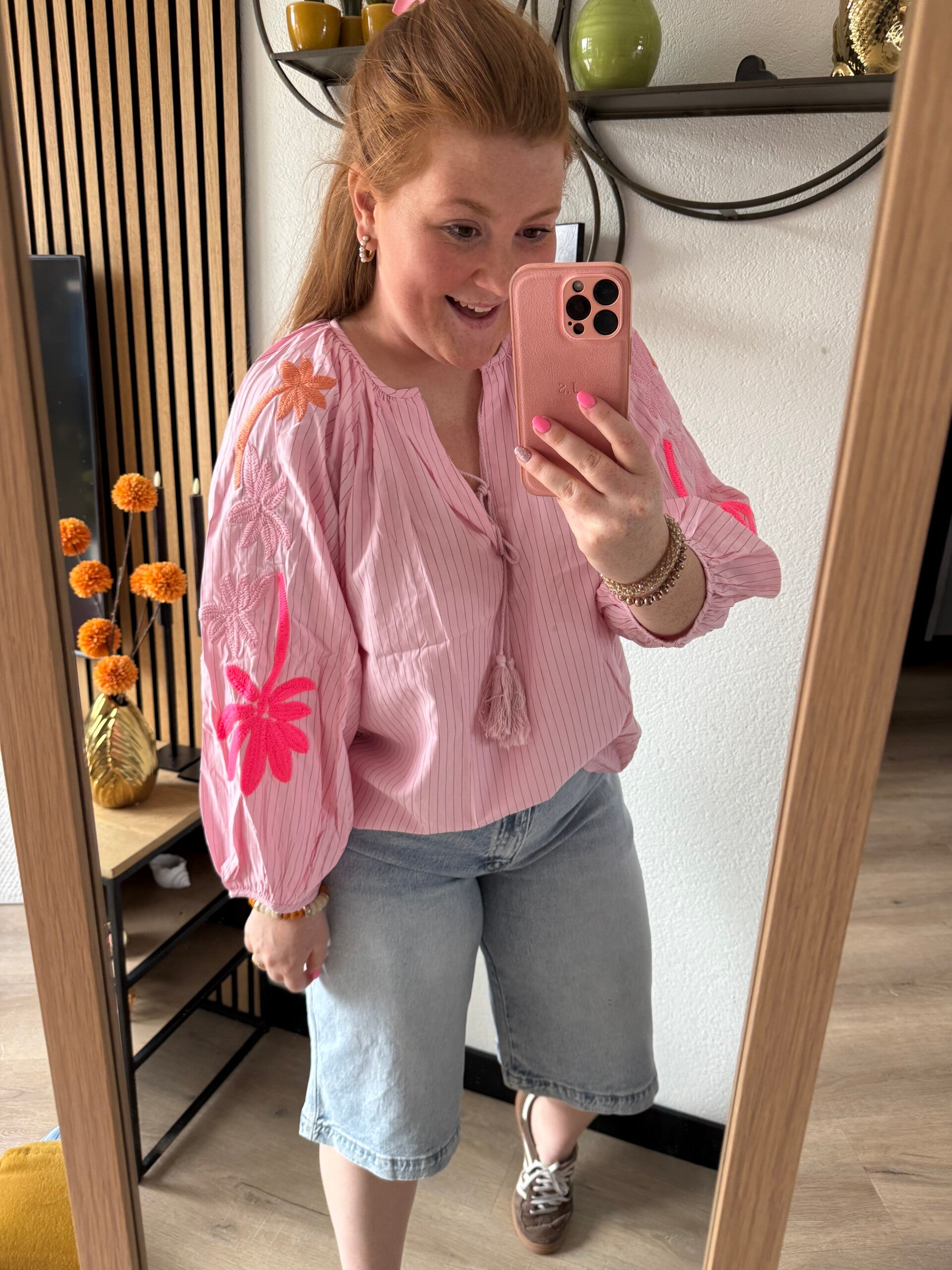 Palmy blouse - Roze