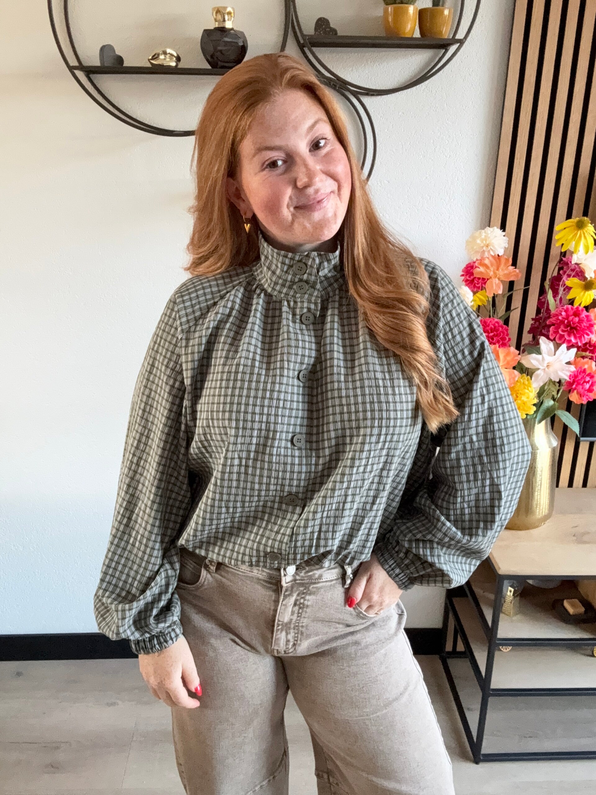 Loes blouse - Green