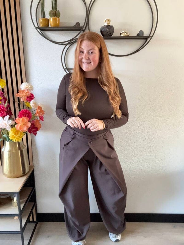 Cashmere top - Brown