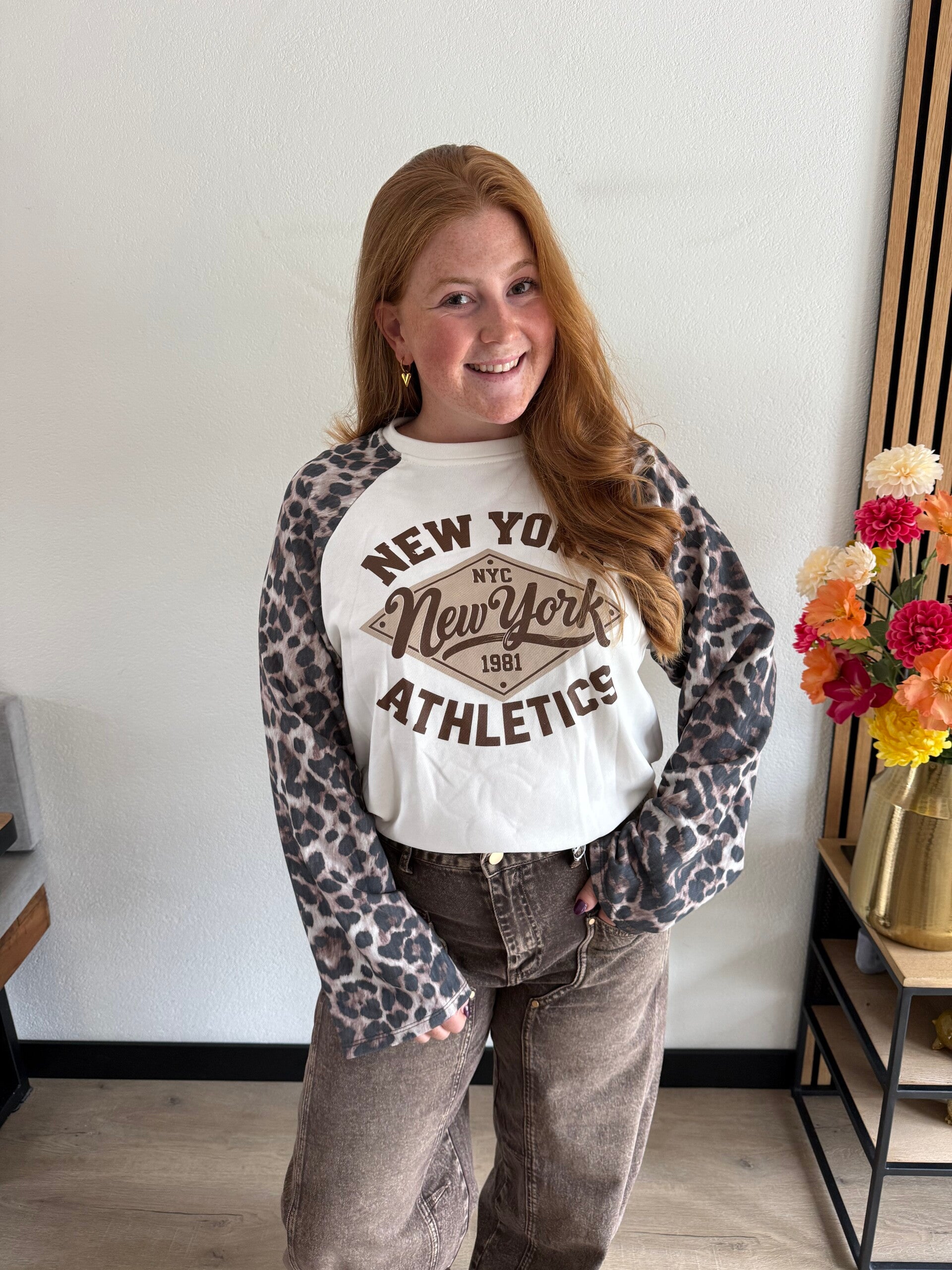 Longsleeve Leopard - Brown