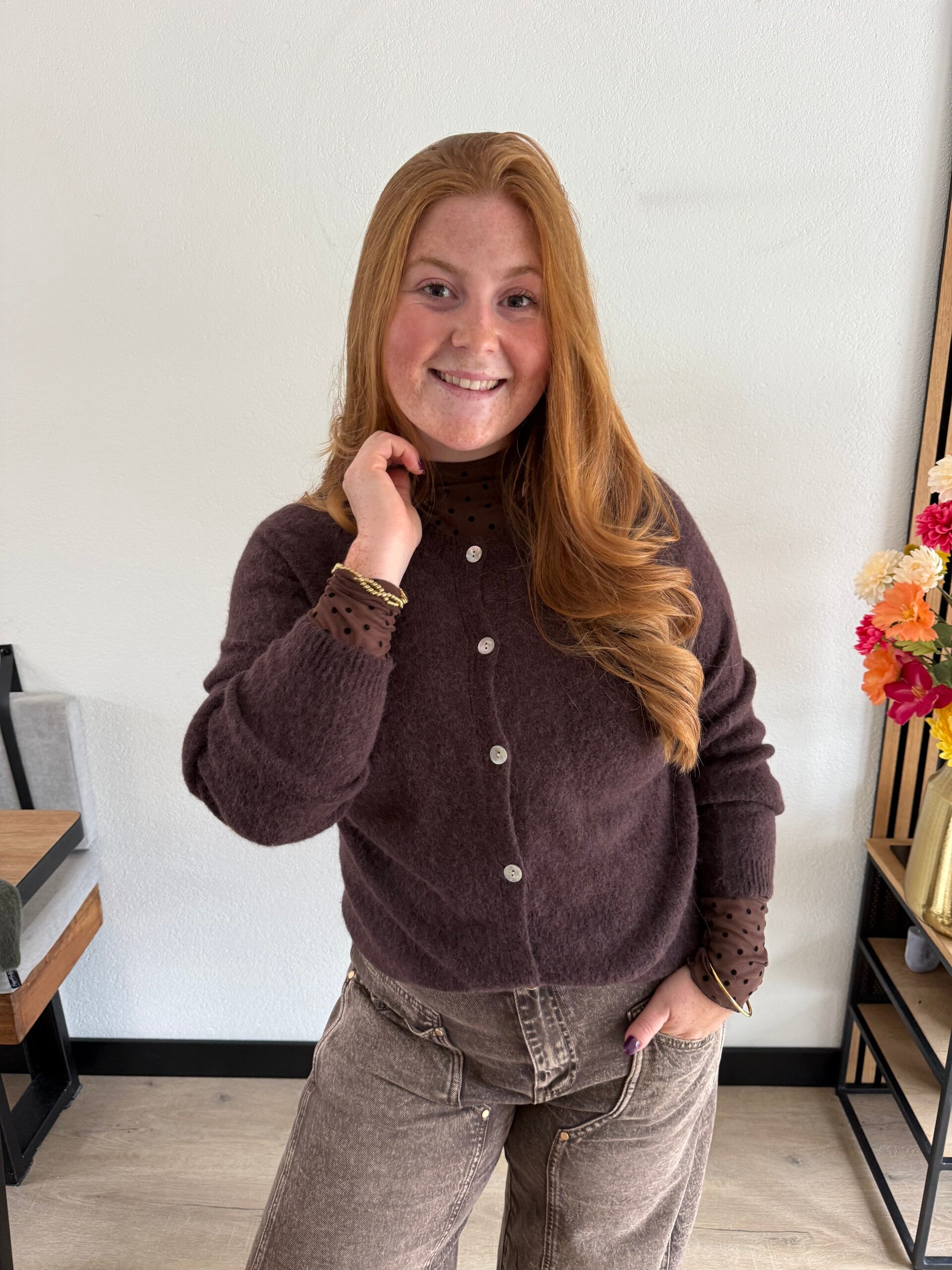 Cardigan - Brown
