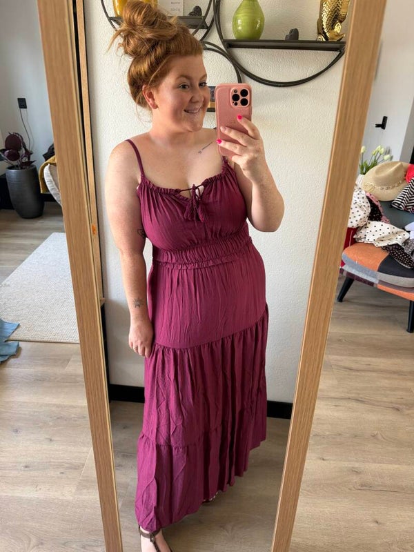 Jurk Lexie - Aubergine