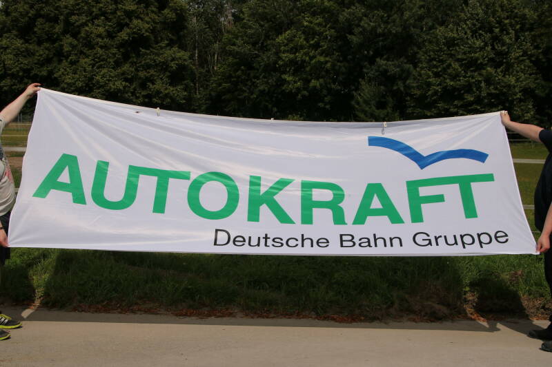 Flagge Autokraft - Deutsche Bahn Gruppe