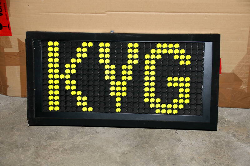 Matrixanzeige KVG Kiel Omnibus