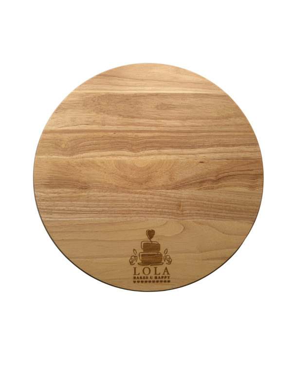 Personalisierte Drehplatte – individuell graviert