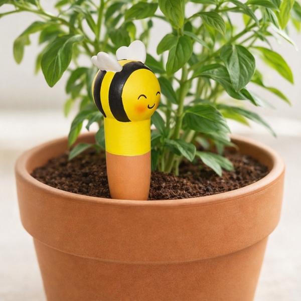 Terracotta Bee Watering Spike