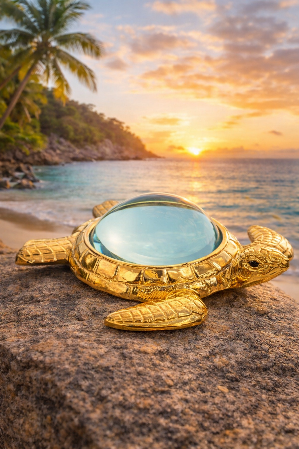 Brass Turtle Magnifying Glass