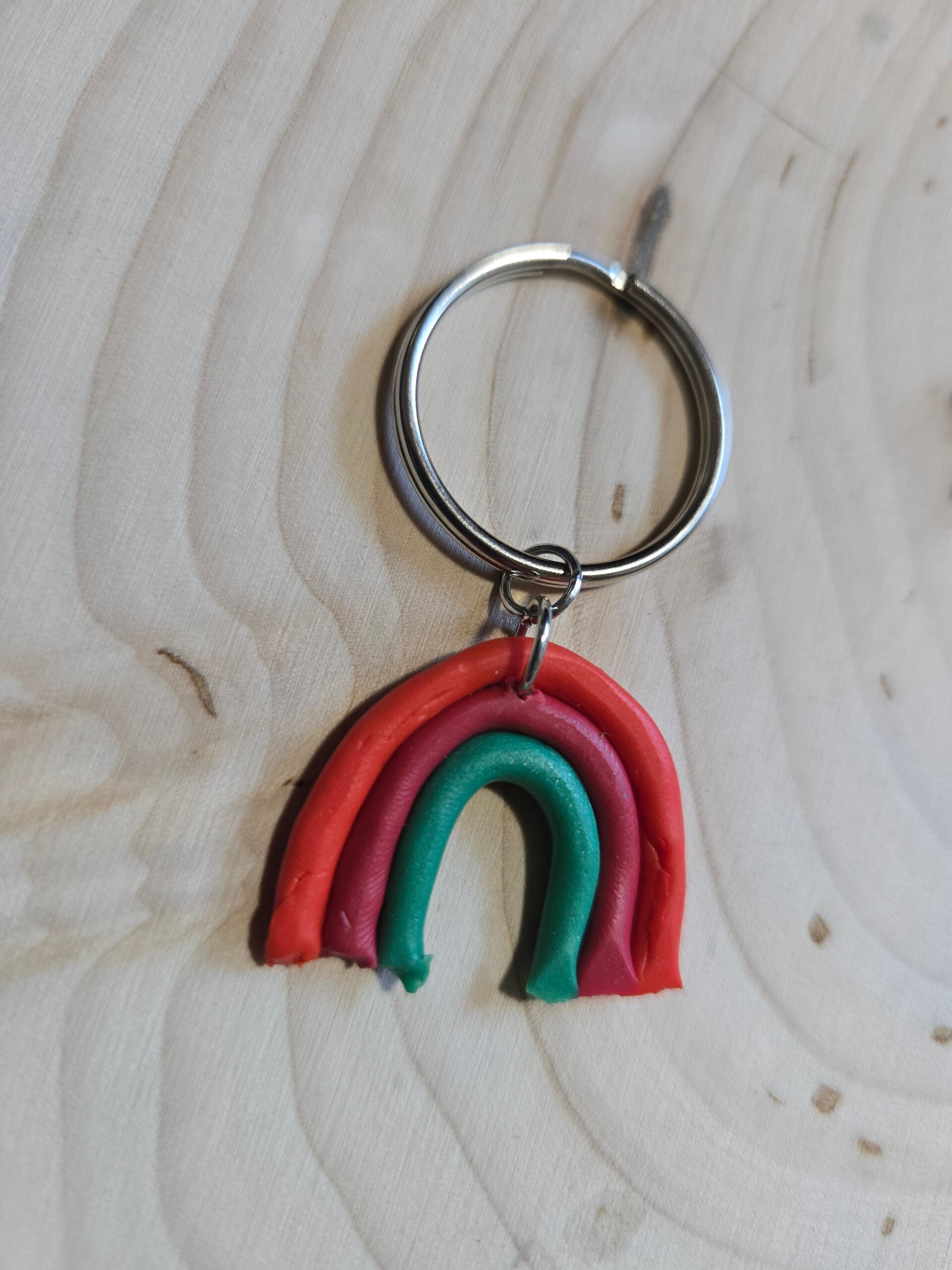 Terracota Rainbow Keychain