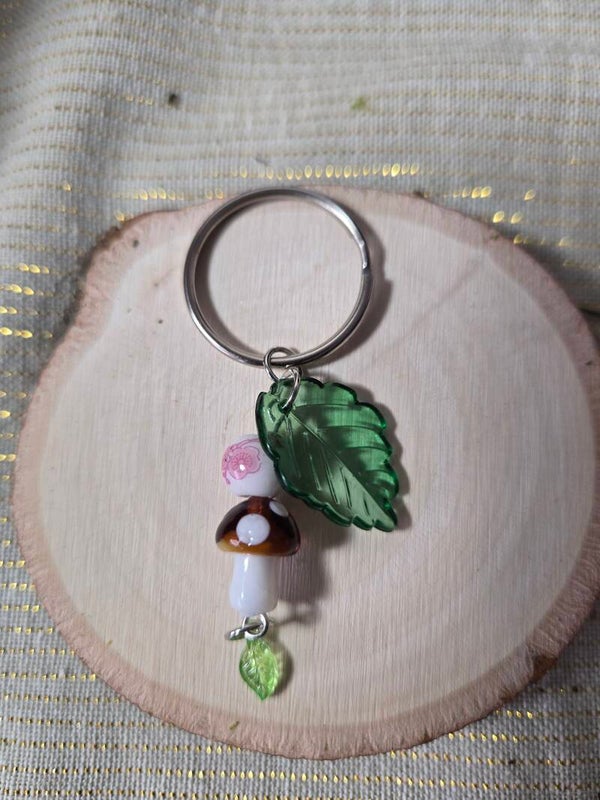 Toadstool Keychain