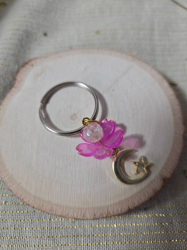 Cosmic Bloom Keychain
