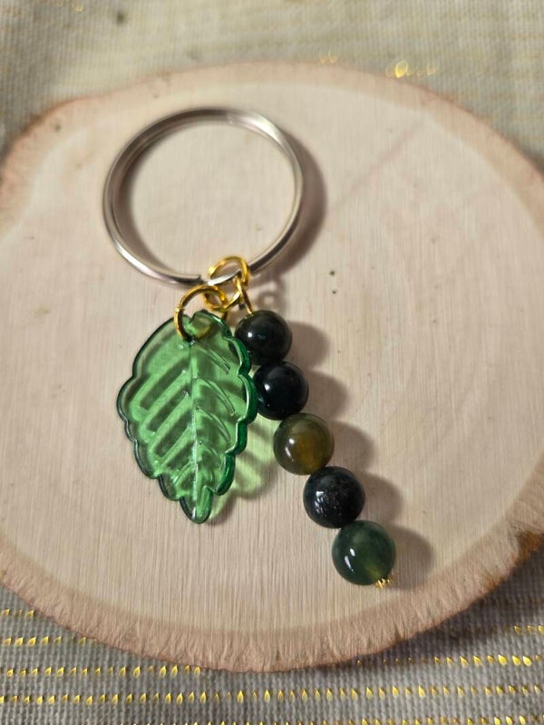 Indian Agate Keychain