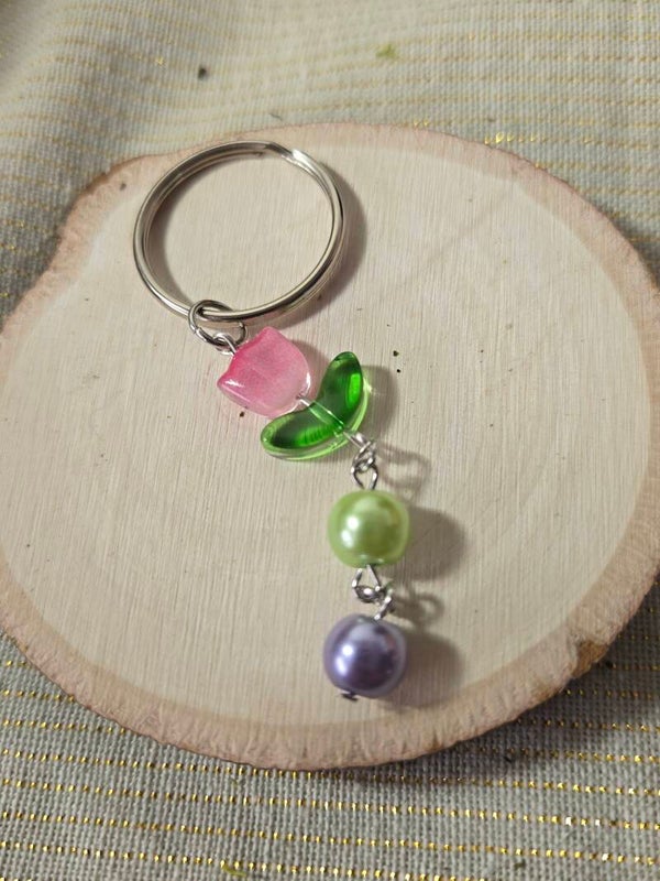 Floral Fantasy Keychain