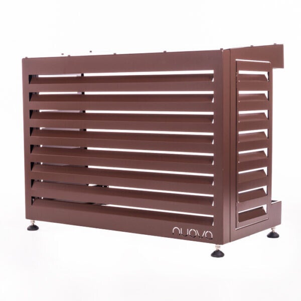 Airconditioner cover louvre basis bruin RAL8017 115*85*57,5