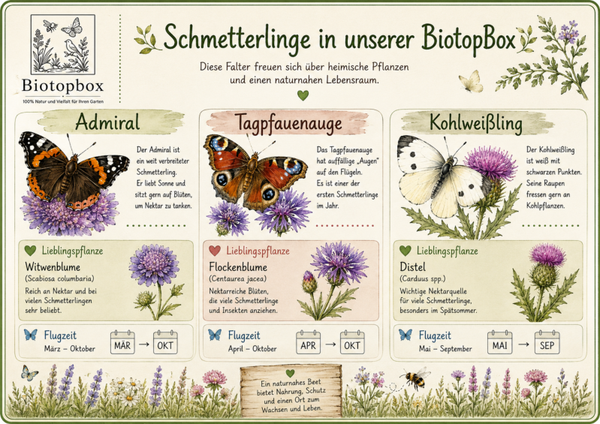 Biotopbox Informationsschild Schmetterling Nr. 1