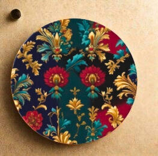 Baroque Garden Bone China Plate 6.5