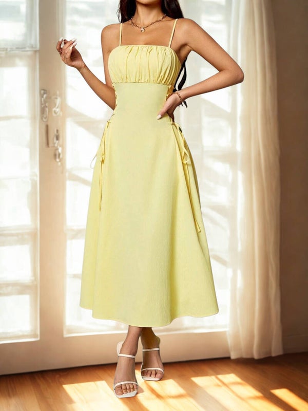 Cami Dress with Side Tie Details Calliope