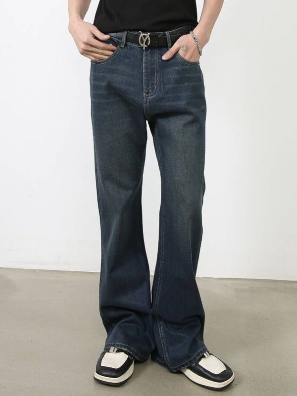 Men’s Bootcut Jeans with Pockets – CleverCloth