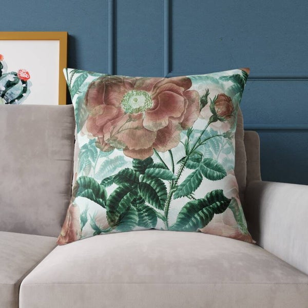 Botanical Floral Throw Pillow