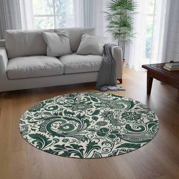 Bohemian Round Rug | Mandala Design