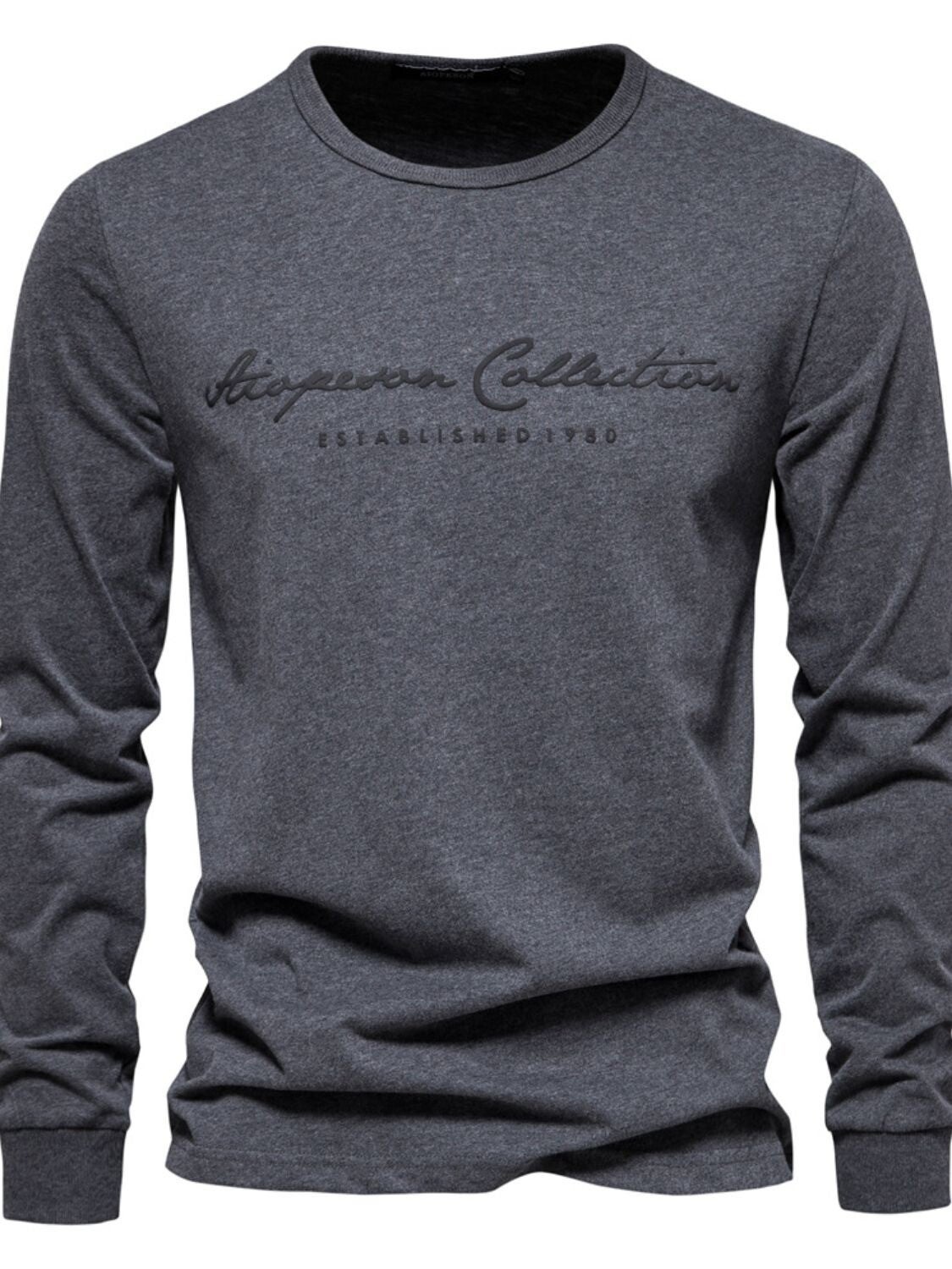 Dapper Edge Men’s Round Neck Letter Graphic Tee