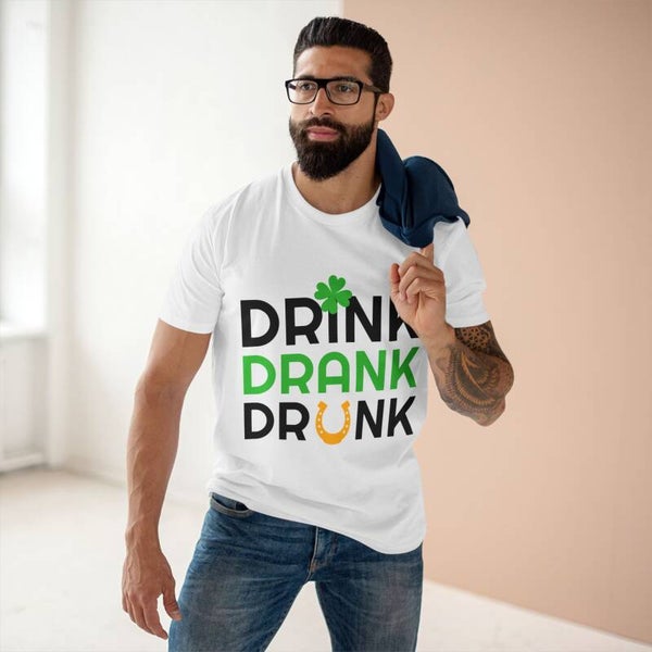 St. Patrick's Day T-Shirt – Drink Drank Drunk Tee