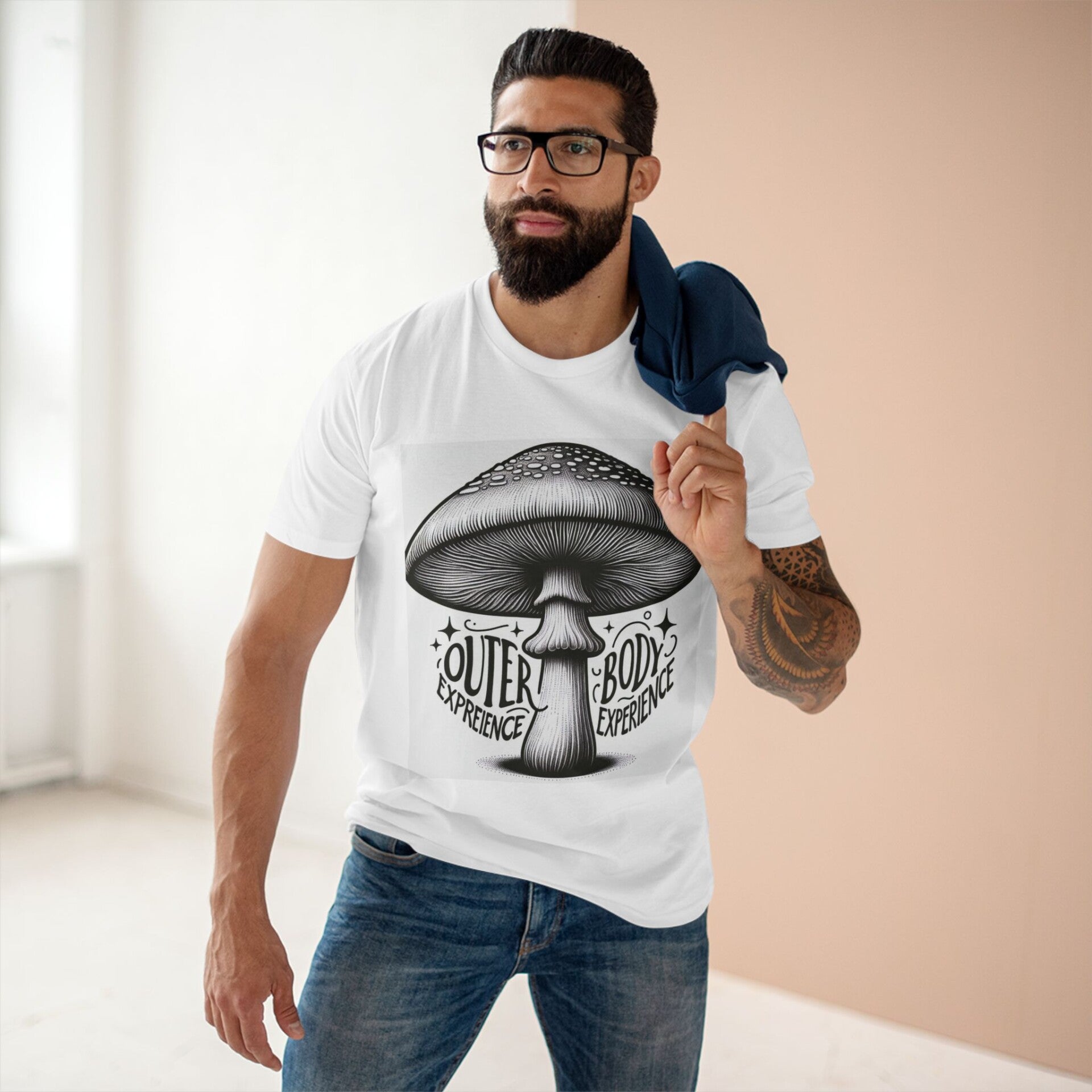 Outer Body Experience Mushroom Tee