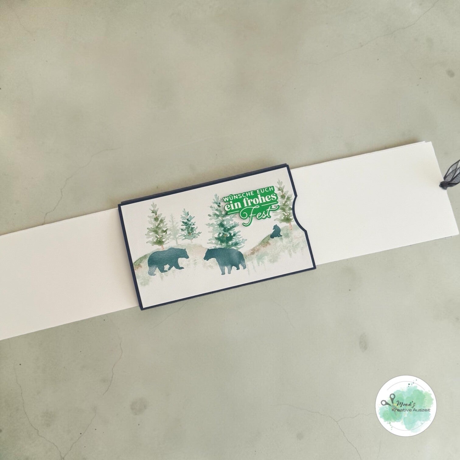 Double Slider Card zu Weihnachten mit Stampin`Up! 