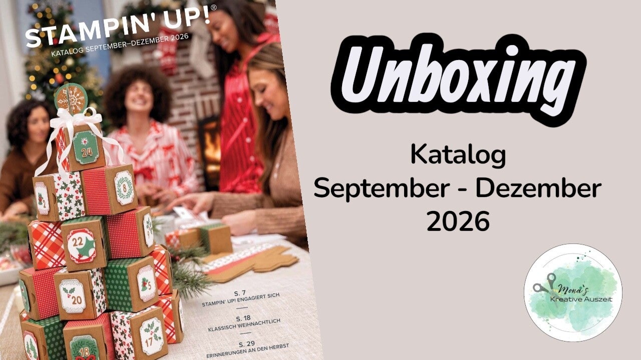 Auspackvideo Katalog Herbst Winter 2026 Stampin`Up!