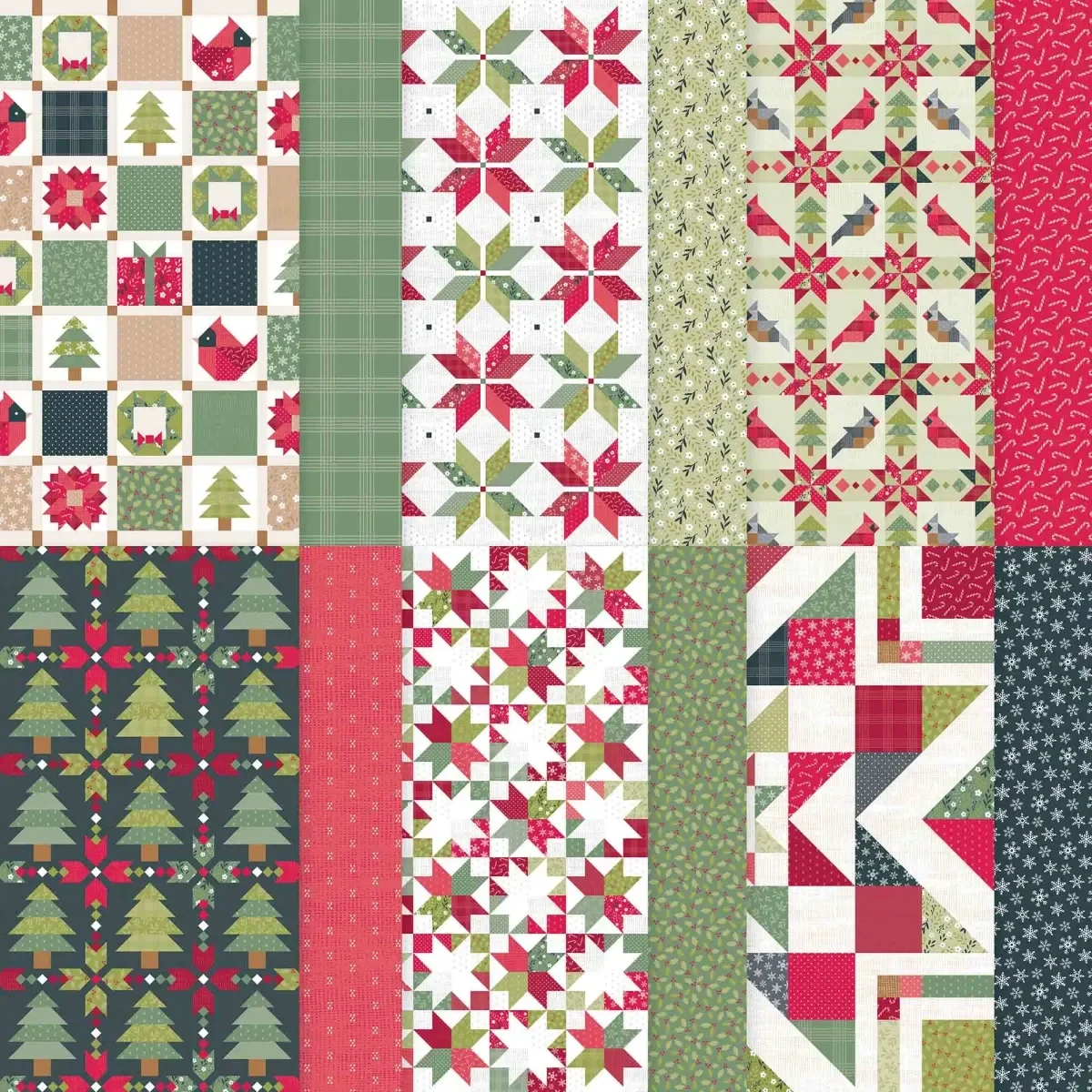 Designerpapier gestickte Weihnachtszeit 168223 Stampin`Up!®