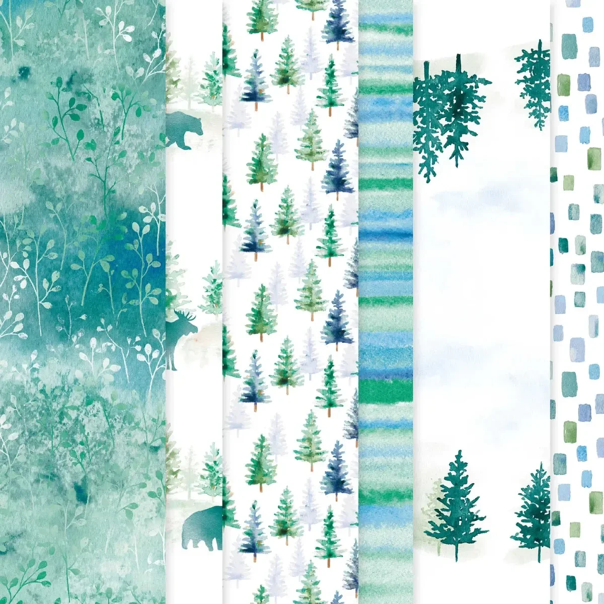 Designerpapier Flüsternder Wald Stampin`Up!®