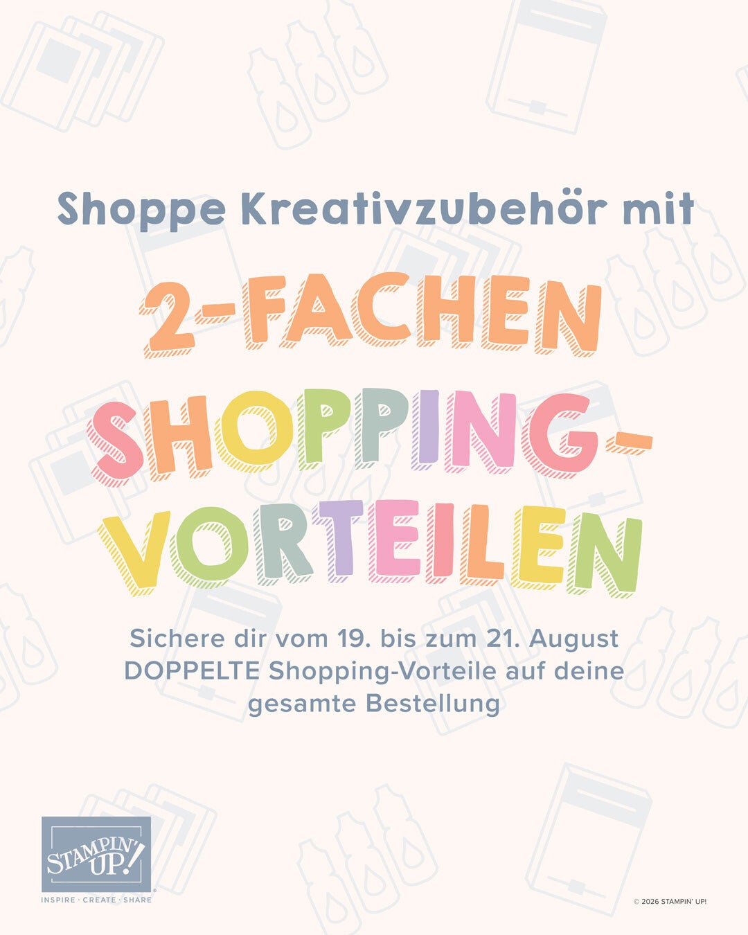 Shopping-Vorteilsprogramm bei Stampin`Up! 