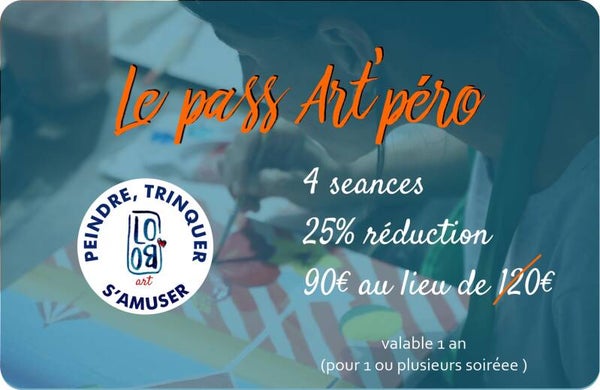 LE PASS ART'PÉRO - 4 SÉANCES