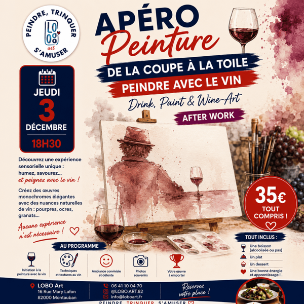 🍷🎨 PEINDRE AVEC LE VIN 🎨🍷