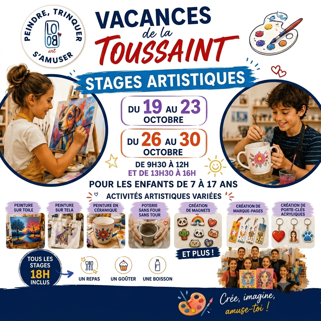 ✨VACANCES DE LA TOUSSAINT A LOBO ART🎨