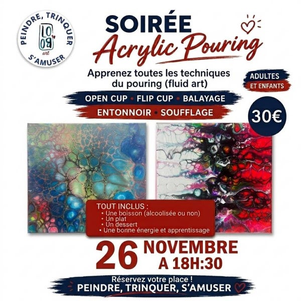 🫟APÉRO ACRYLIC POURING 2e EDITION🎨