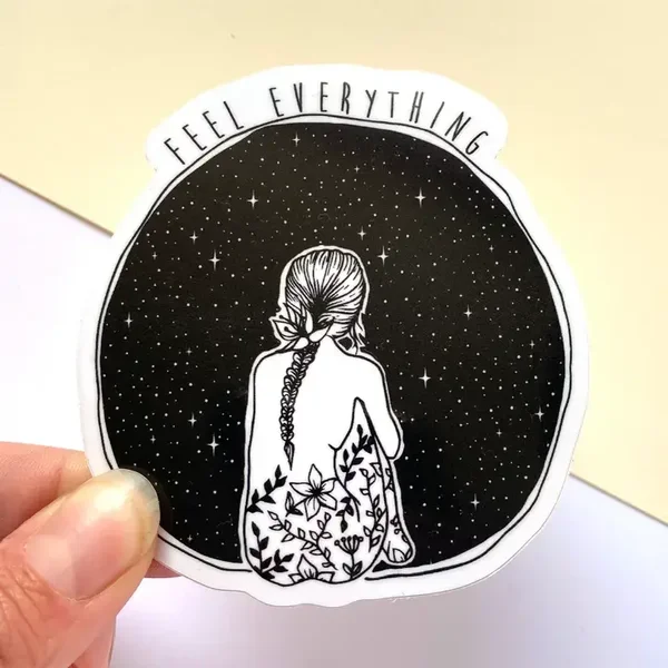 Autocollant imperméable - Feel Everything