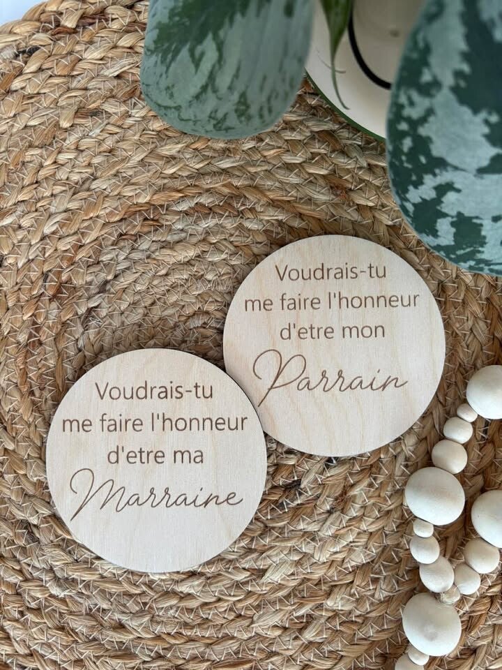 Pastille “Voudrais‑tu être mon parrain/ma marraine?”