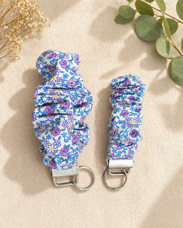 Porte-clefs fleuris  - élastique