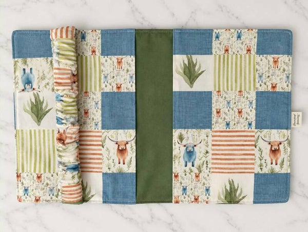 Pochette - couche - Vache