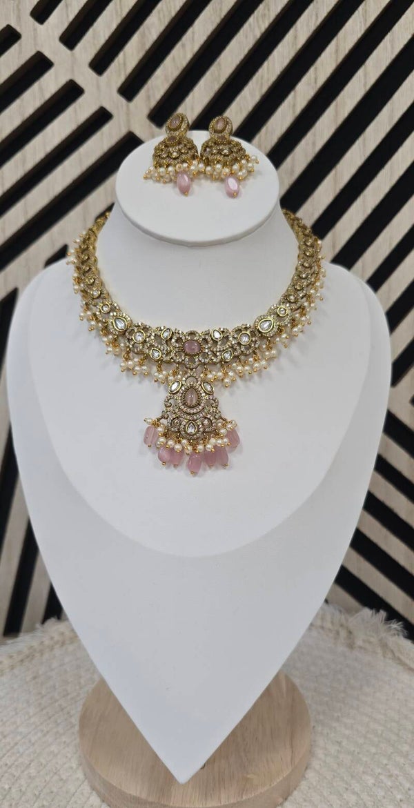 Meesha set baby pink