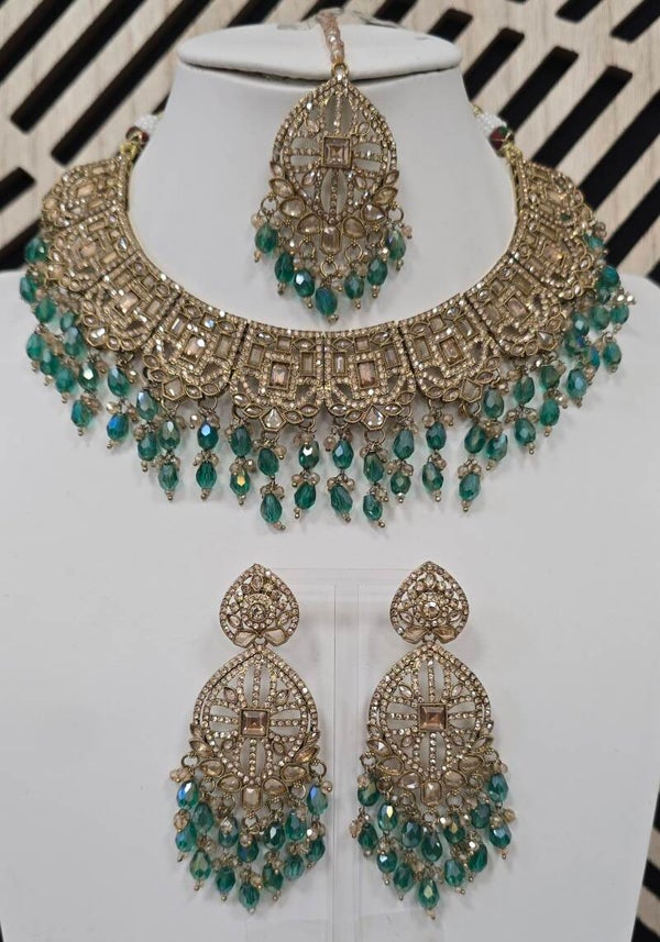 Necklace Set Devi Medium groen