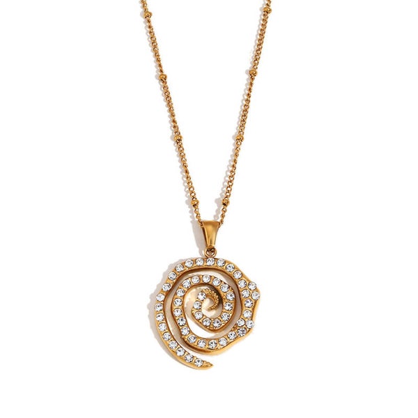 Diamond Swirl Ketting