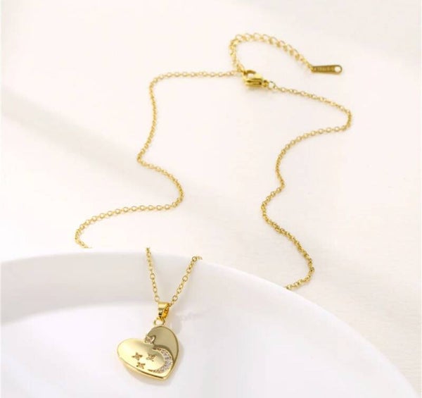 Moon star ketting
