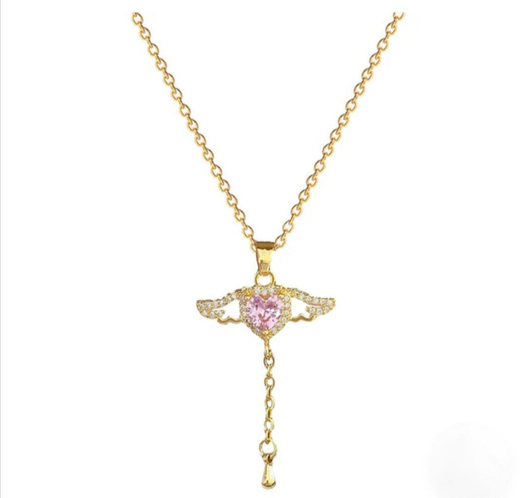 Angel heart ketting